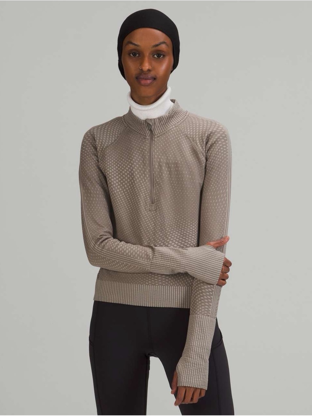 Women’s Lululemon Rest Less Cropped Half Zip